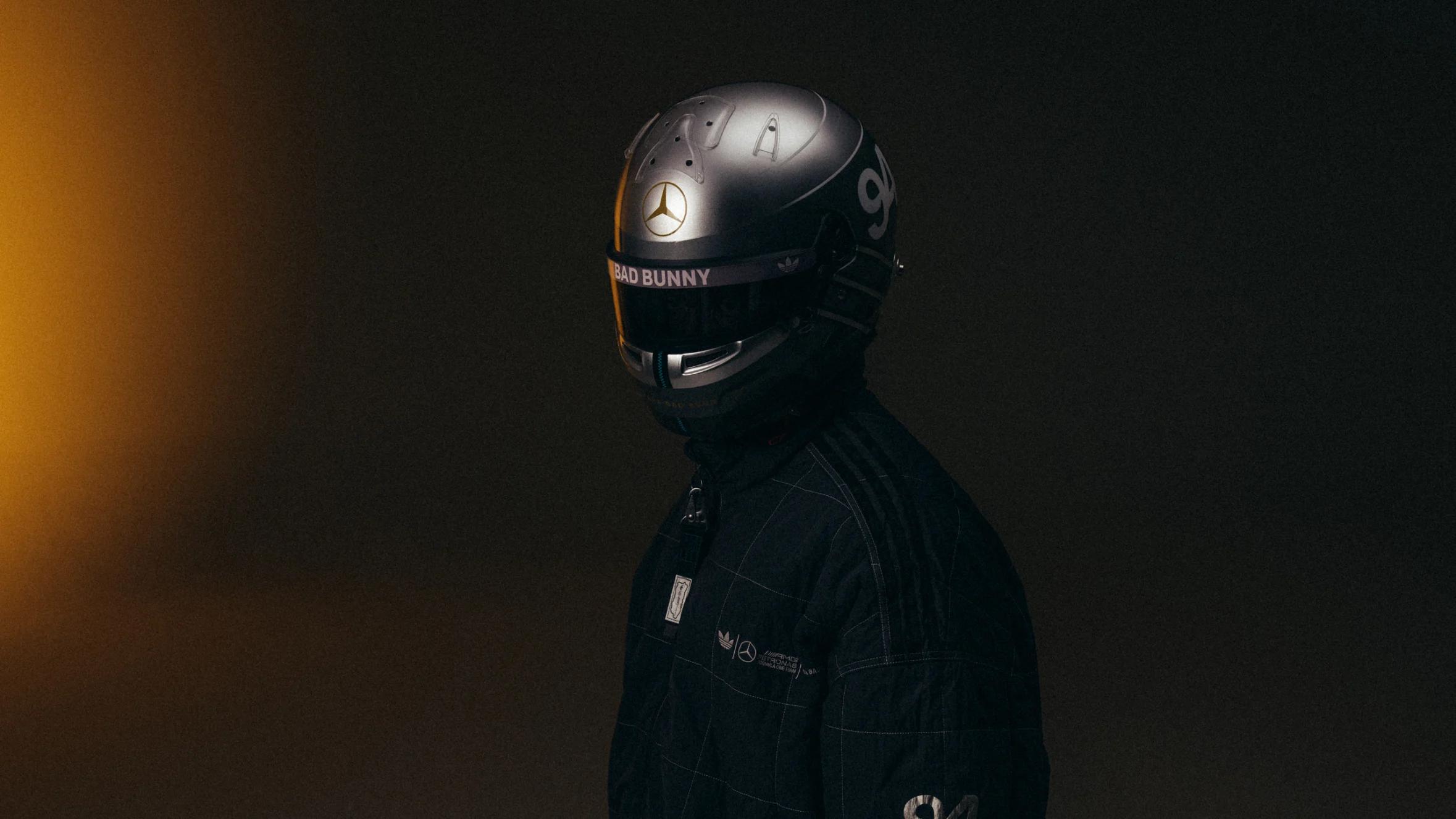 Bad Bunny, adidas Originals y Mercedes-AMG PETRONAS F1
