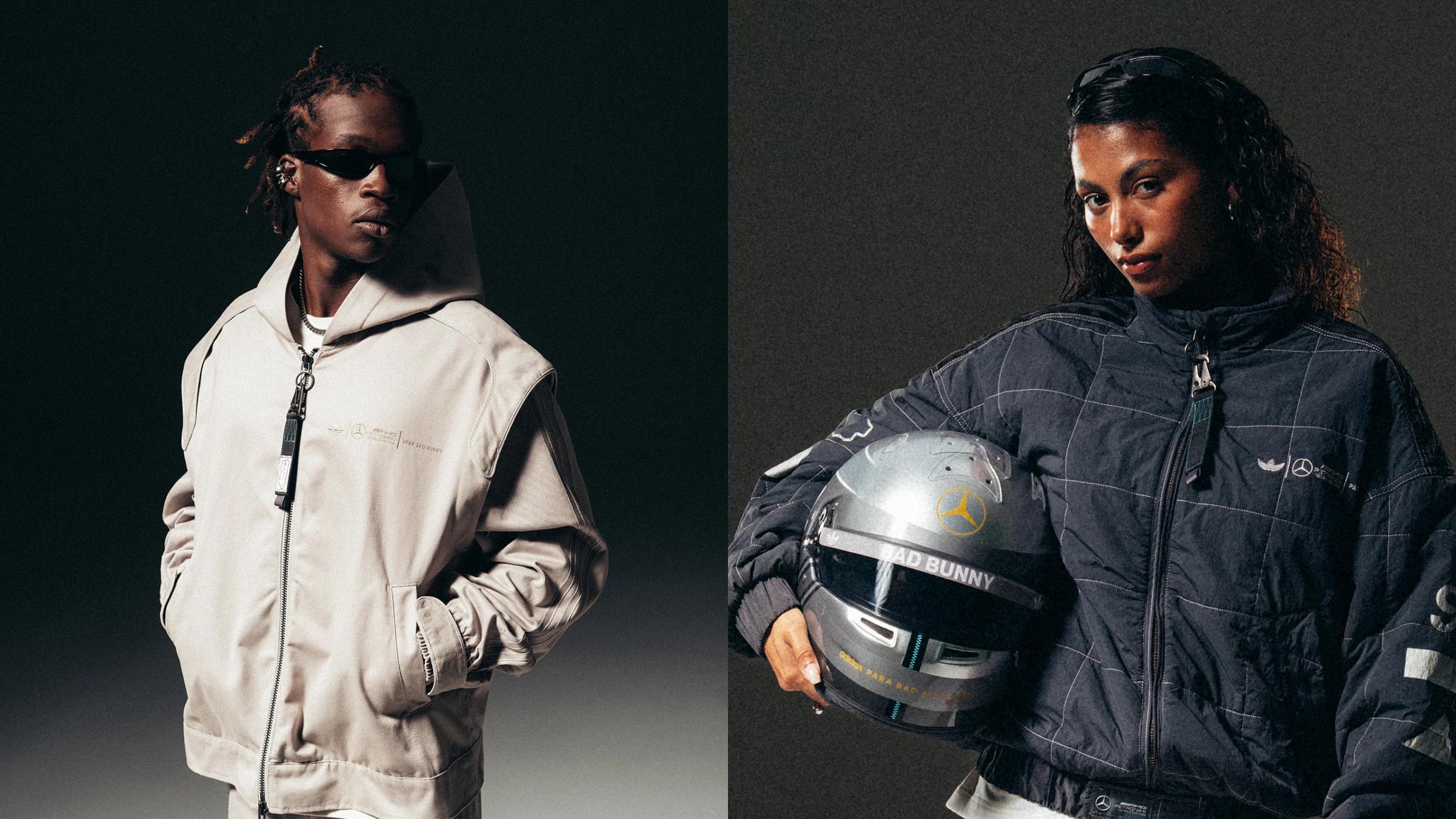 Bad Bunny, adidas Originals y Mercedes-AMG PETRONAS F1