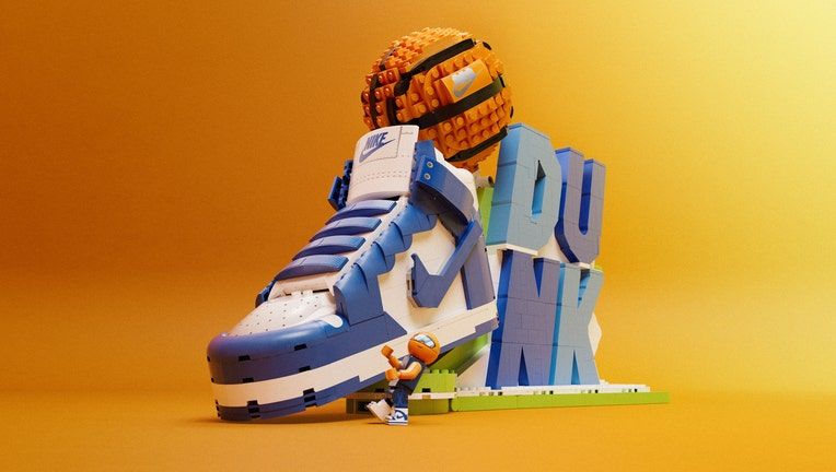 Nike dunk x lego